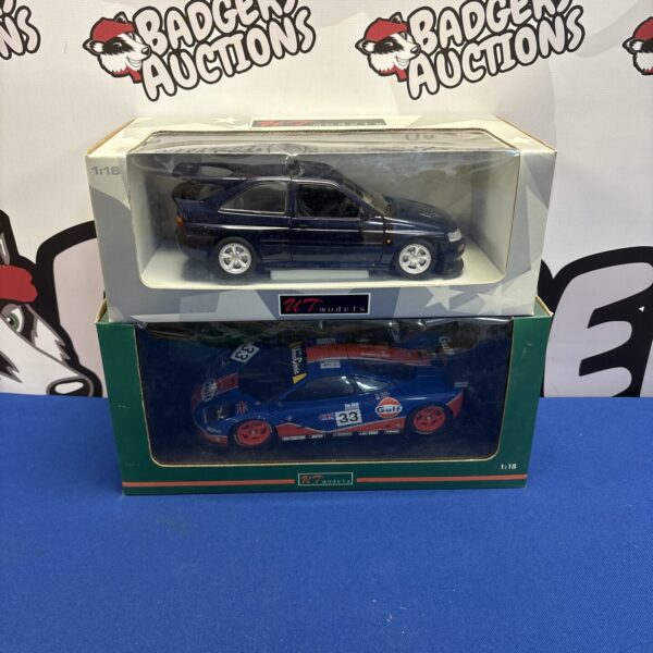 Detailed UT Models 1:18 scale diecast racing car model.