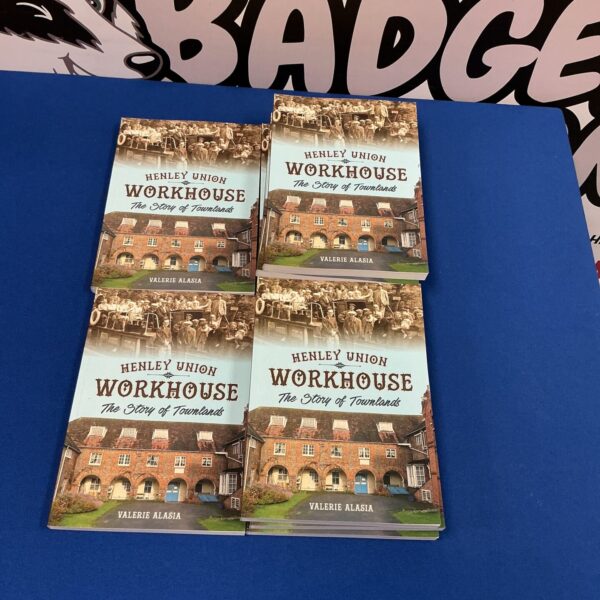 Stack of nine Valerie Alaska books on Henley Union Workhouse.