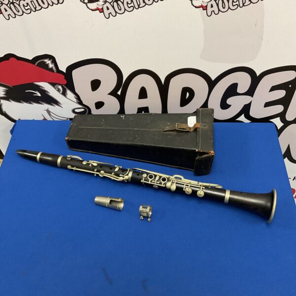 Vintage Bessons clarinet in good condition for its age.