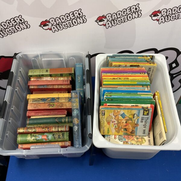 Lot of vintage children’s books including Ladybird titles.