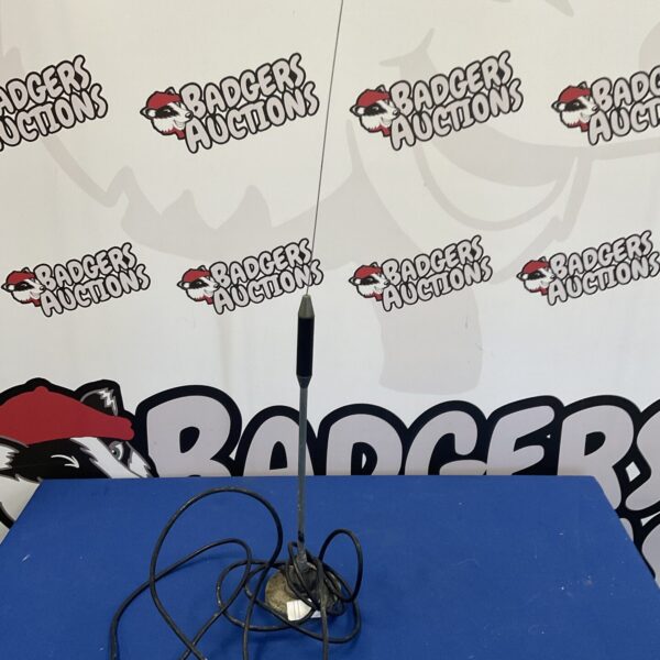 Vintage metal radio antenna for collectors and enthusiasts.