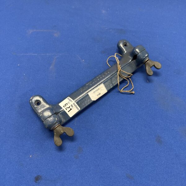 Vintage cast iron saw vice for woodworking and metalworking.