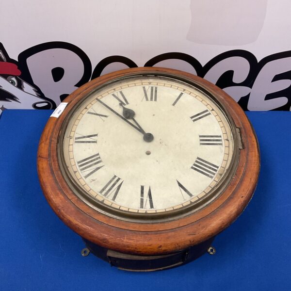 Vintage station clock face for restoration project.