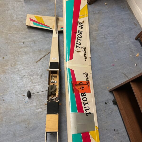 Vintage Tutor 40 model airplane for restoration project.