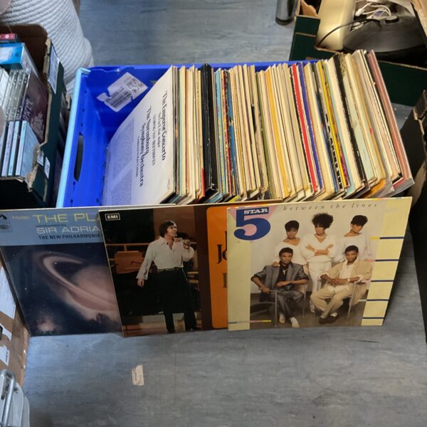 Mixed lot of 12 inch vinyl records for collectors.