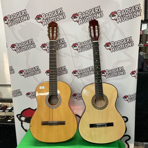 Pair of vintage acoustic guitars including Jose Ferrer.