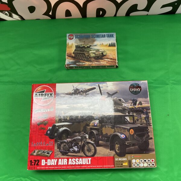 Airfix D-Day Air Assault model kit in original packaging.