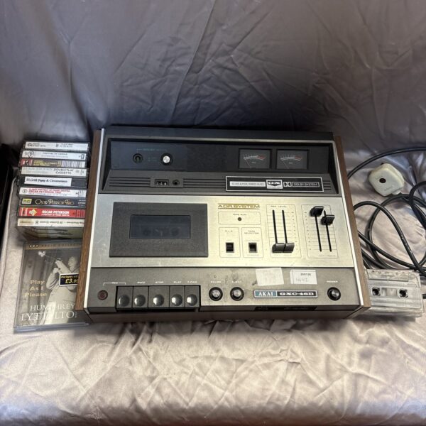 Vintage Akai GXC-46D cassette deck with Dolby System.