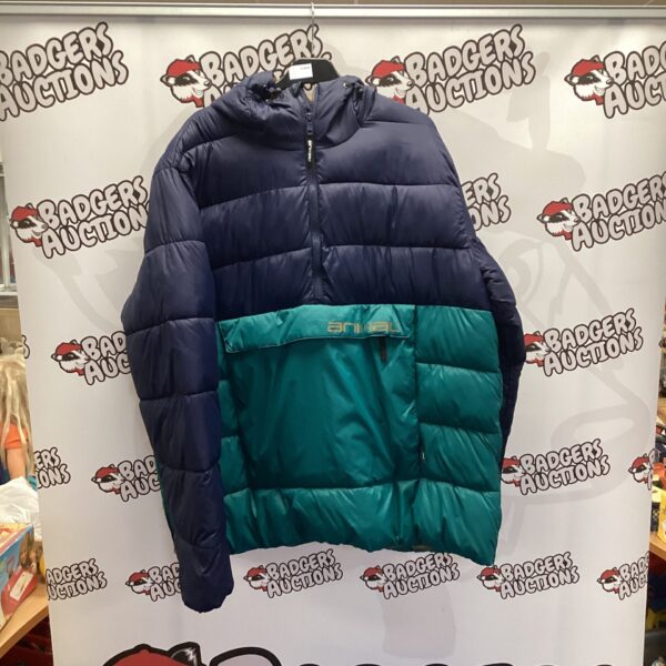Animal XL puffer jacket with a bold colour block design.