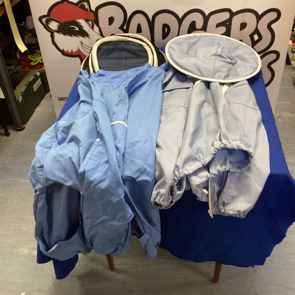 Two beekeeper protective tunics, one 6XL and one XXL, for bee keeping.