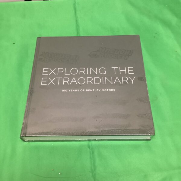 Front cover of the Bentley 100 Years book, a collector's item.