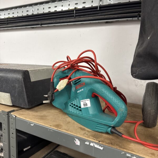 Bosch AHS 50-16 electric hedge cutter with repaired cable.
