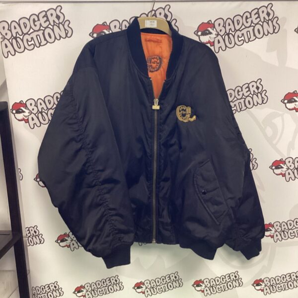 Brave Film Studios bomber jacket, size medium/large, collectible movie memorabilia.