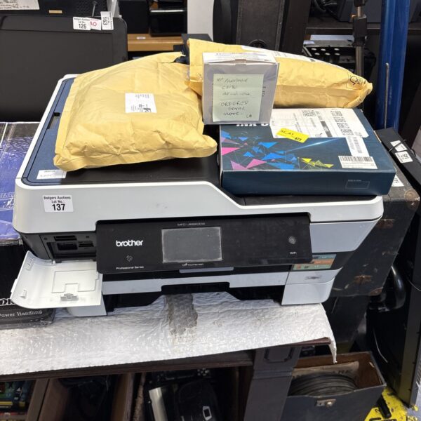 Brother MFC-J6920DW printer in used condition with inks.