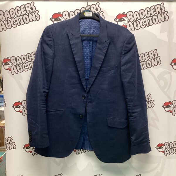 Navy blue Burton suit jacket size 40R for sale.
