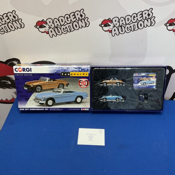 Corgi Vanguards MGB 50th Anniversary Set diecast model car