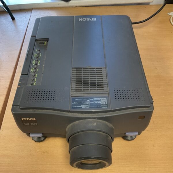 Vintage Epson EMP 3300 projector for home theater use.