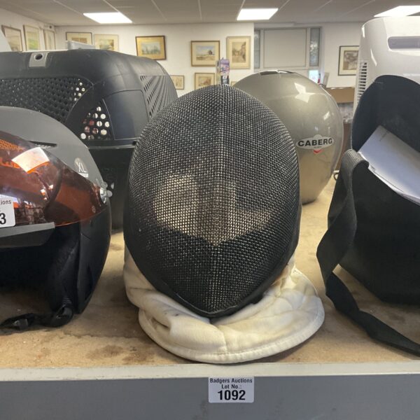 Allstar international fencing mask for sports protection.