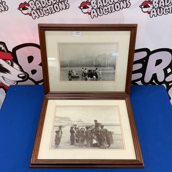 Vintage Frank Sutcliffe photograph of children on Whitney Beach, Whitby.