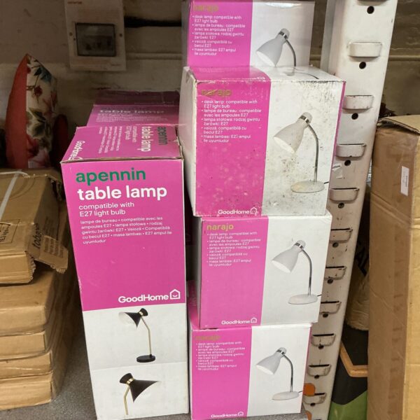 Quantity of Goodhome desk lamps for office or home use.
