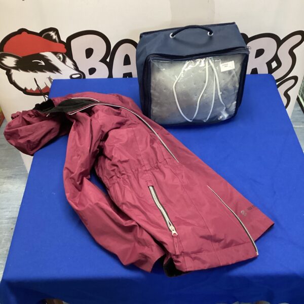 Medium-sized fleece-lined heated jacket for winter warmth.