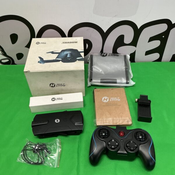 Holy Stone Shadow HS160 drone with remote control.