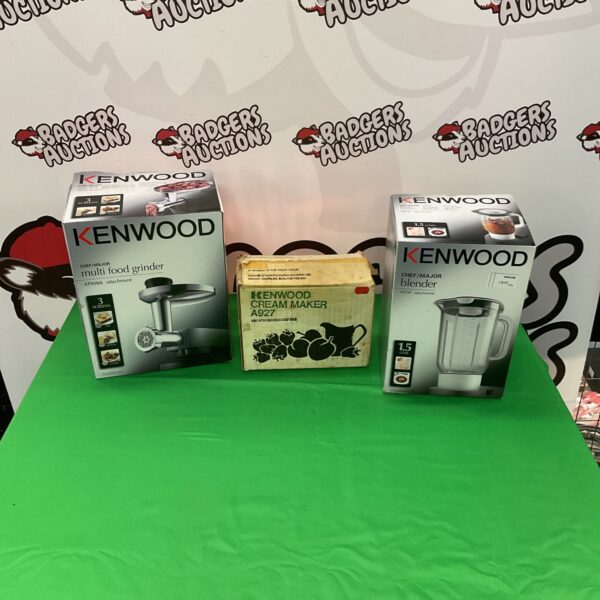 Kenwood multi food grinder, cream maker, and blender