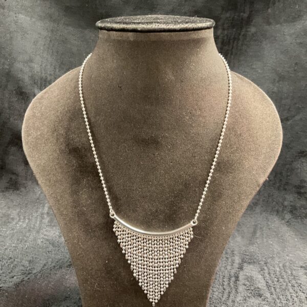925 silver ball 16” necklace 11g