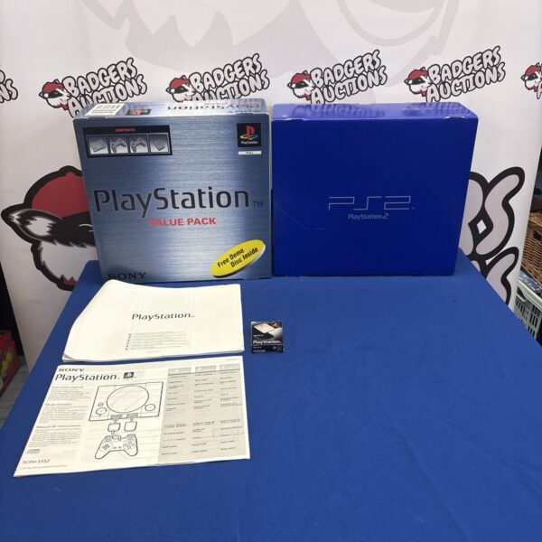 Empty* Sony PlayStation one and PlayStation two original empty boxes (PS2 Had Inserts) Great Condition