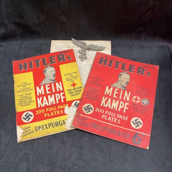 Early 1930s British *Mein Kampf* magazine cover, historical political ephemera.