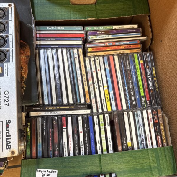 Mixed lot of music CDs for collectors and enthusiasts.