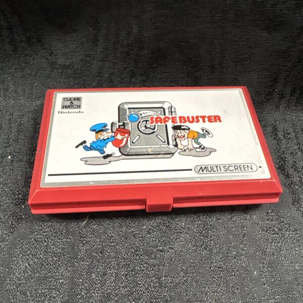 Front view of the Nintendo Game & Watch Safe Buster handheld console.