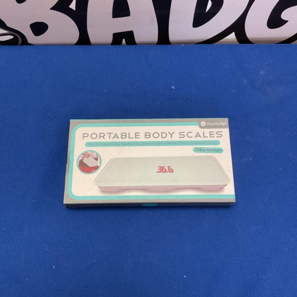 Vintage portable body scales for weight monitoring and health tracking.