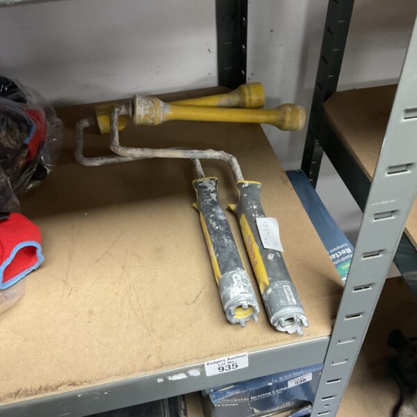 Lot of two Purdy paint rollers for DIY painting projects.