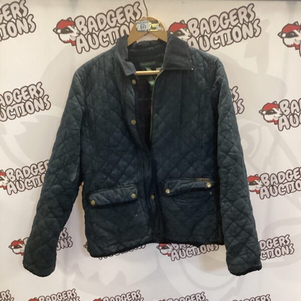 Ralph Lauren size large quilted jacket, pre-owned designer outerwear.