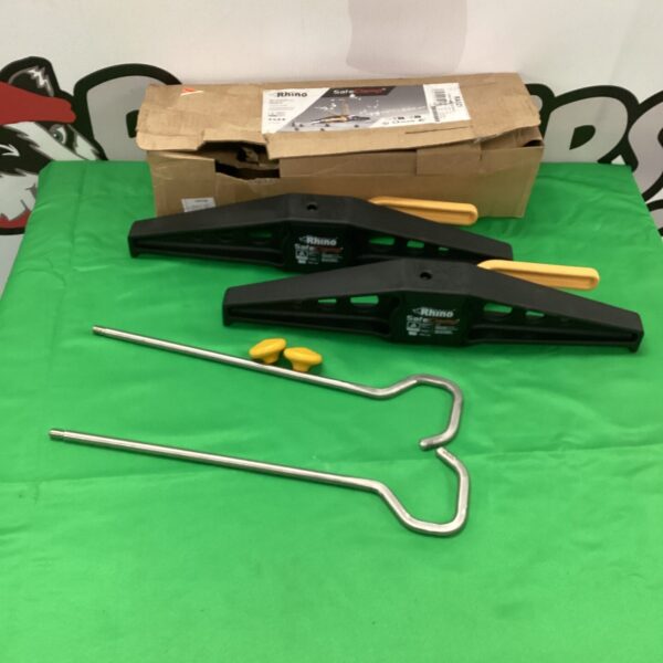 Rhino Safe Clamps presented in used condition for workshop projects.
