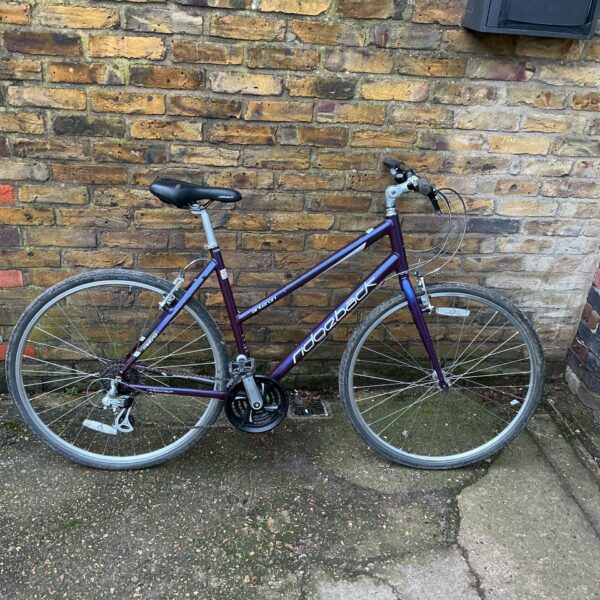 Purple Ridgeback Anteron hybrid bike for sale.