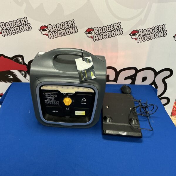 Ring car power pack jump starter with charging leads.