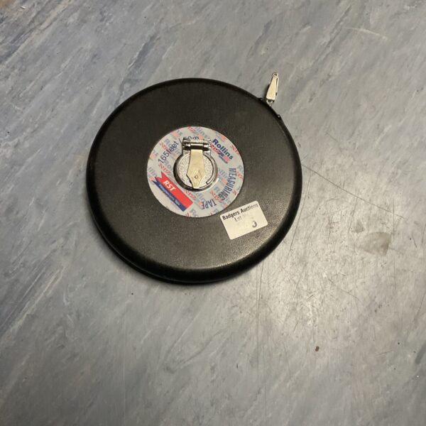 Vintage Rollins 50m tape measure in used condition.