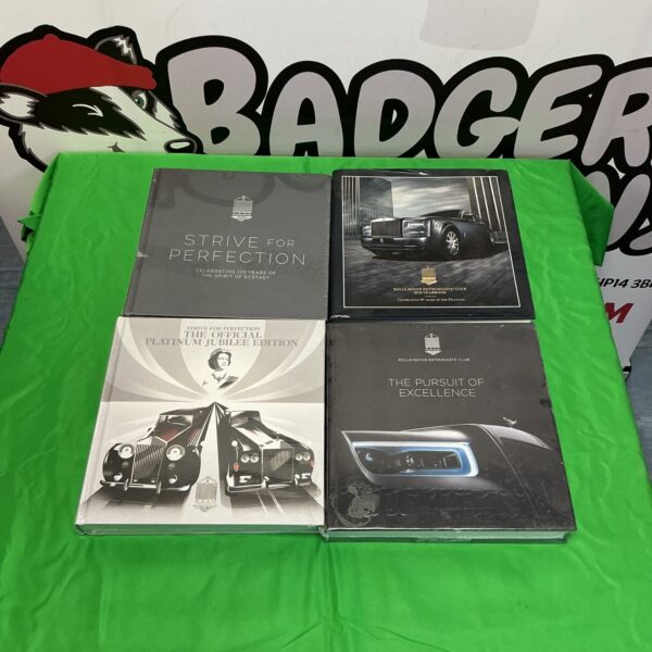 Four Rolls Royce Club books in excellent condition.