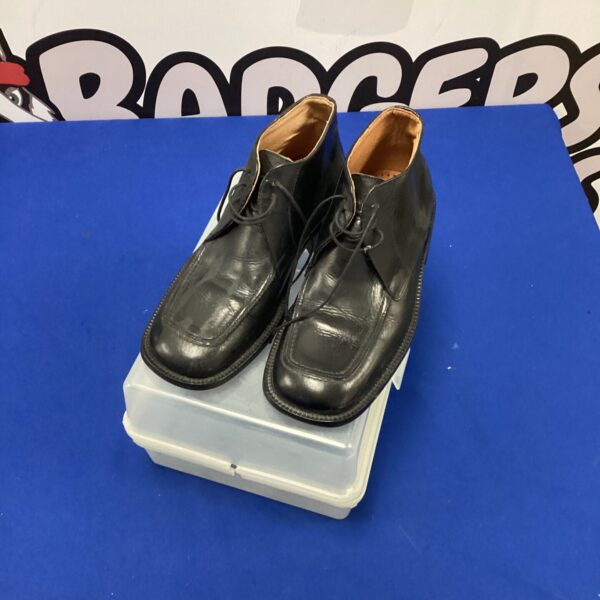 Vintage black leather RS ankle boots size 39