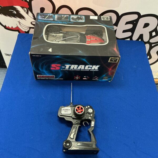 Vintage S-Track Racing Buggy remote control car for collectors.