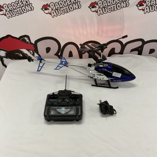Silver Wing High Speed radio controlled helicopter for sale.