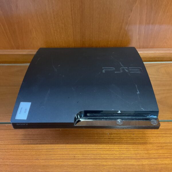 Sony PlayStation 3 Slim console for retro gaming.