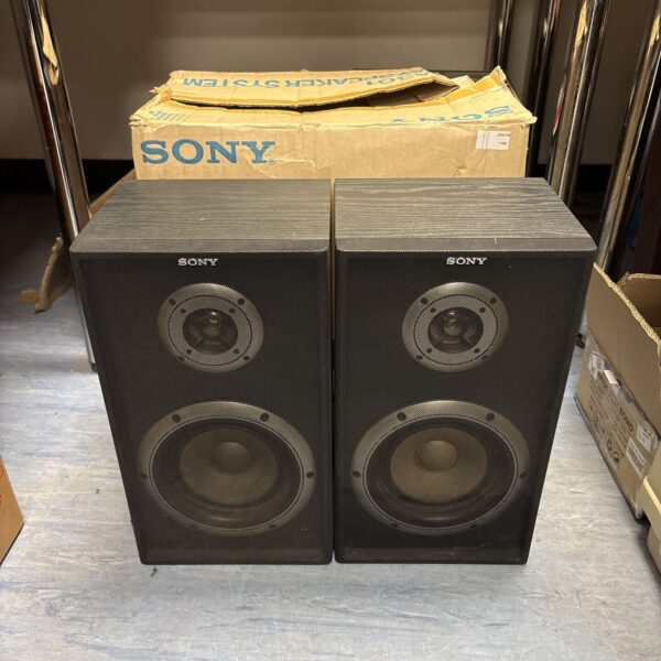Vintage Sony SS-A301 speakers in original box.