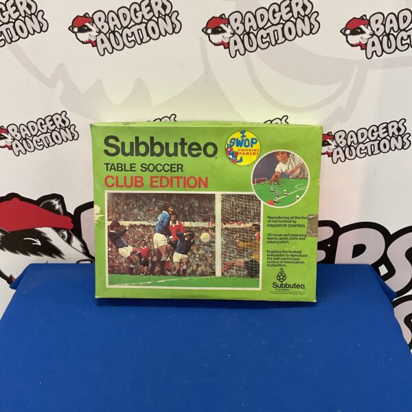 Vintage Subbuteo Table Soccer Club Edition in original box.