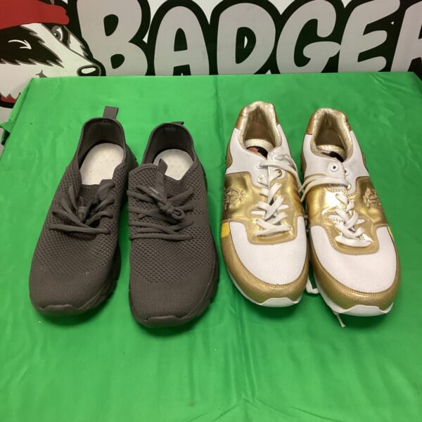 Grey trainers size 12 for sale.