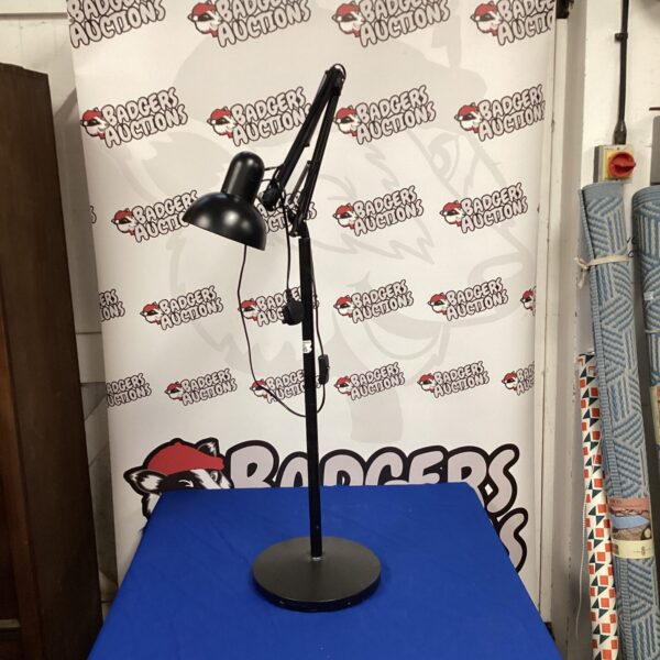 Vintage Anglepoise style lamp with adjustable shade and arm.