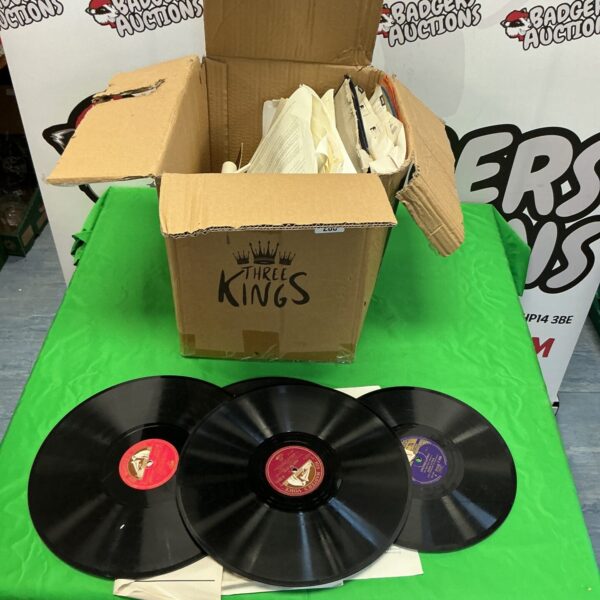 Lot of vintage grammarphone records, 78 RPM shellac discs.