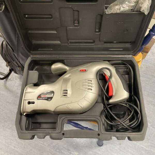 Workshop Pro 500w reciprocating saw in its original carrying case.